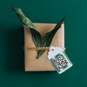 Benutzerdefinierter QR-Code Prüfung Ich Name Aquam Quadratischer Aufkleber