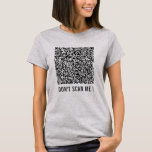 Benutzerdefinierter QR-Code Scan Info Funny T - Sh T-Shirt<br><div class="desc">Individuelle Texte und Farben - Ihre QR Code Scan Info Personalisiert Moderne Promotionstudios oder Persönliche Funny T - Shirt / Geschenk - Hinzufügen von QR Code - Bild oder Logo - Foto / oder Text / mehr - Neu vergrössern und verschieben oder entfernen / Neues Element hinzufügen - Bild /...</div>