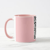 Benutzerdefinierter QR-Code Scannen Sie Ihre Funny Tasse (Links)