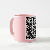 Benutzerdefinierter QR-Code Scannen Sie Ihre Funny Tasse (Vorderseite Links)