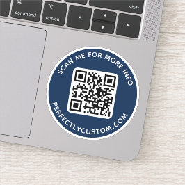 Benutzerdefinierter QR-Code Scannen Sie mich für w Aufkleber