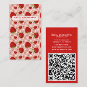 Benutzerdefinierter QR-Code Scannierbare Niedliche Visitenkarte (Vorne/Hinten)