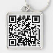 Benutzerdefinierter QR-CODE Schlüsselanhänger (Vorne)