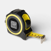 Benutzerdefinierter QR-Code schwarze Kontaktinfo-I Maßband (Winkel)