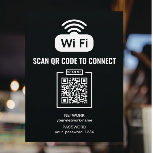 Benutzerdefinierter QR-Code Schwarzweiß-Internet-K Poster