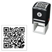 Benutzerdefinierter QR-Code Selbstfarbige Briefmar Permastempel (Beispiel)