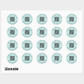 Benutzerdefinierter QR-Code Shop Aufkleber (Blatt)