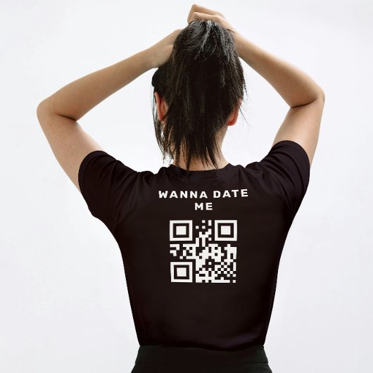 Benutzerdefinierter QR-Code T-Shirt