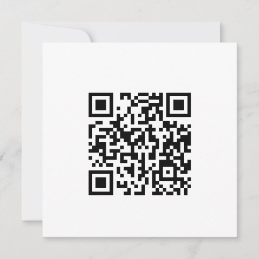 Benutzerdefinierter QR-Code Text moderne Quadratei (Vorderseite)