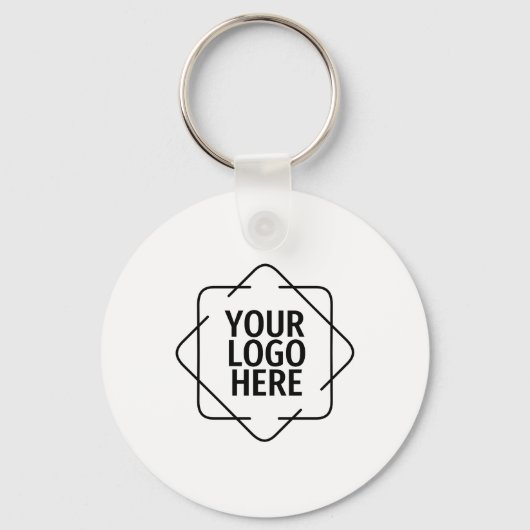 Benutzerdefinierter QR-Code Text Moderner White Bu Schlüsselanhänger (Rückseite)