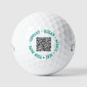 Benutzerdefinierter QR-Code Textfarben Werbebälle  Golfball