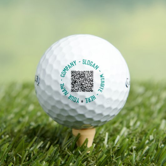Benutzerdefinierter QR-Code Textfarben Werbebälle Golfball (Insitu T-Shirt)