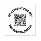 Benutzerdefinierter QR-Code und Briefmarke zur Tex Permastempel (Design)