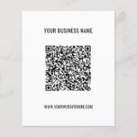 Benutzerdefinierter QR-Code und Flyer für Textwerb<br><div class="desc">Ihr QR-Code und Ihr Text Promotional Business Personalisiert - Fügen Sie Ihren QR-Code / Bild oder Logo und Text / Informationen hinzu - Verkleinern und verschieben Sie Elemente mit dem Anpassungs-Tool. Wählen Sie / fügen Sie Ihren bevorzugten Hintergrund / Textfarben / Schriftart / Größe! Viel Glück - Seien Sie glücklich...</div>