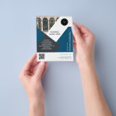Benutzerdefinierter QR-Code und Foto Einfach Beruf Flyer (Gruppe)