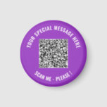 Benutzerdefinierter QR-Code und Geschenk moderner  Magnet<br><div class="desc">Wählen Sie Farben und Schriftart - Magnete mit Ihren speziellen QR-Code-Informationen und Personalisierten benutzerdefinierten Text-Magneten / Geschenk - QR-Code hinzufügen - Bild oder Logo - Foto / Text - Name oder andere Informationen / Nachricht - Neu vergrössern und verschieben oder entfernen / Elemente hinzufügen - Bild / Text mit Anpassungstool....</div>