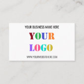 Benutzerdefinierter QR-Code und Logo für Ihre Visi Visitenkarte (Vorderseite)