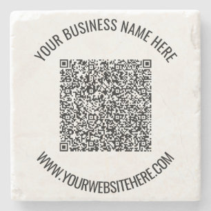 Benutzerdefinierter QR-Code und Personalisierter T Steinuntersetzer