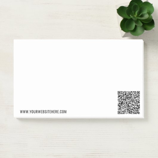 Benutzerdefinierter QR-Code und Post-it®-Hinweise Post-it Klebezettel (Büro)