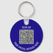 Benutzerdefinierter QR-Code und Schlüsselanhänger (Rückseite)