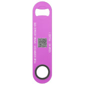 Benutzerdefinierter QR-Code und Text Bar Key Farbe (Vorderseite)