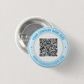 Benutzerdefinierter QR-Code und Text Promotionsbut Button (Vorne & Hinten)