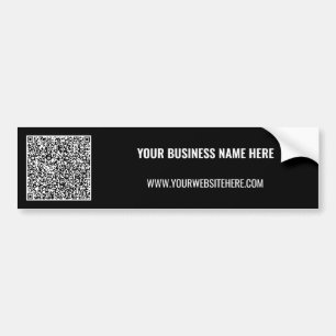 Benutzerdefinierter QR-Code und Text Werbe-Aufkleb Autoaufkleber
