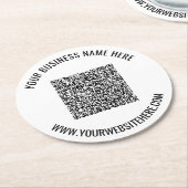 Benutzerdefinierter QR-Code und Untersetzer für Te (Angewinkelt)