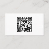 Benutzerdefinierter QR-Code Visitenkarte (Rückseite)