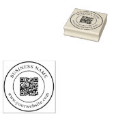 Benutzerdefinierter QR-Code Vorlage Klassischer Ru Gummistempel (Stempel)