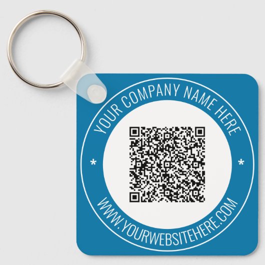 Benutzerdefinierter QR-Code Website-Farben Schlüss Schlüsselanhänger (Vorderseite)