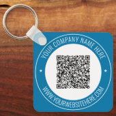Benutzerdefinierter QR-Code Website-Farben Schlüss Schlüsselanhänger (Vorderseite)