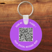 Benutzerdefinierter QR-Schlüsselanhänger - Farben  Schlüsselanhänger (Vorderseite)