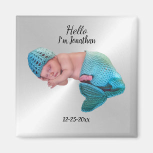 Benutzerdefinierter quadratischer Foto-Magnet Magnet