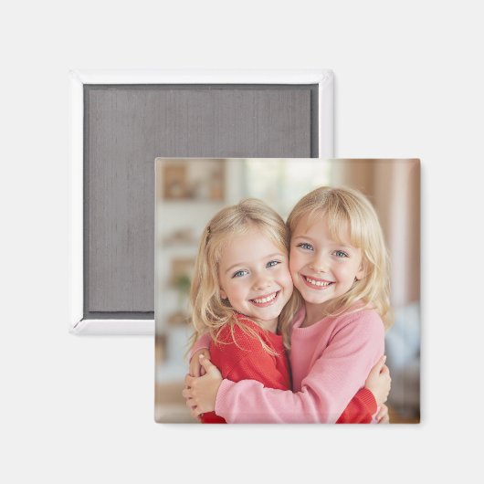 Benutzerdefinierter Quadratischer Magnet mit Eigen (Vorderseite/Rückseite)