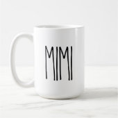 Benutzerdefinierter RAE DUNN MIMI Kaffeebecher Kaffeetasse (Links)