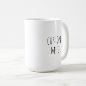 Benutzerdefinierter Rae Dunn Textbecher | Personal Kaffeetasse (VorderseiteRechts)