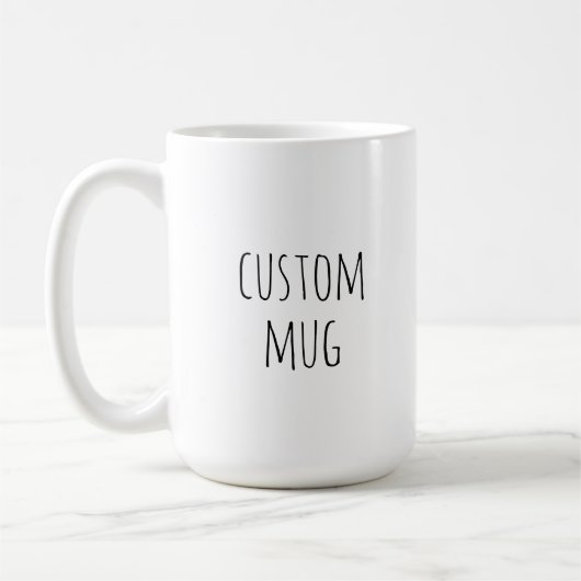 Benutzerdefinierter Rae Dunn Textbecher | Personal Kaffeetasse (Links)