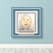 Benutzerdefinierter Rahmen zum Hinzufügen von Kuns Leinwanddruck (Insitu (Holzboden))