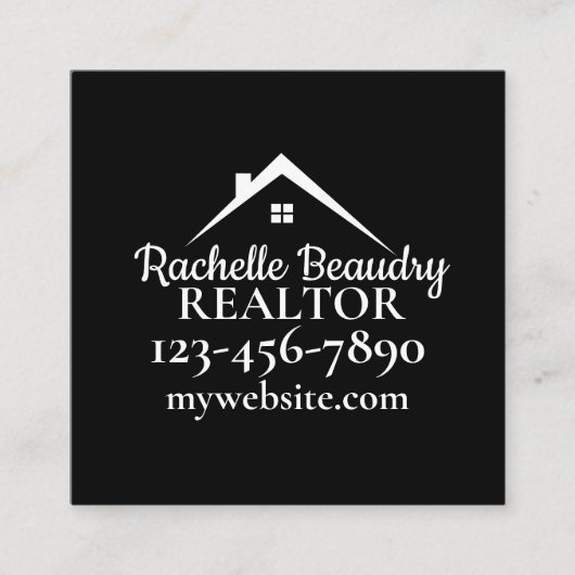 Benutzerdefinierter Realtor für Real Anwesen Marke Begleitkarte (Vorderseite)