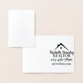 Benutzerdefinierter Realtor für Real Anwesen Marke Folienkarte (Anzeige)