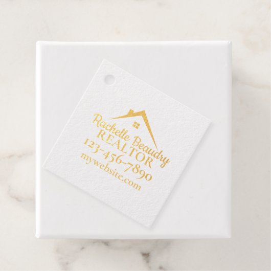 Benutzerdefinierter Realtor für Real Anwesen Marke Geschenkanhänger (Mit Box)