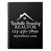 Benutzerdefinierter Realtor für Real Anwesen Marke Notizblock (Vorderseite)