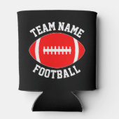 Benutzerdefinierter Red Football Team Name oder Pe Dosenkühler (Rückseite)
