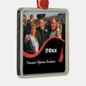 Benutzerdefinierter Red Tassel Abschluss Ornament Aus Metall (Rechts)