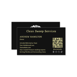 Benutzerdefinierter Reinigungsservice Einfache mod Visitenkarte