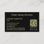 Benutzerdefinierter Reinigungsservice Einfache mod Visitenkarte (Vorderseite)