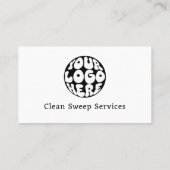 Benutzerdefinierter Reinigungsservice Einfache mod Visitenkarte (Rückseite)