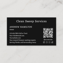 Benutzerdefinierter Reinigungsservice Einfache mod Visitenkarte