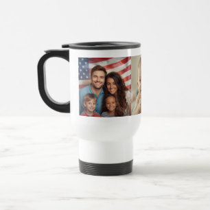 Benutzerdefinierter Reise-Mug mit Familienfoto-Col Reisebecher